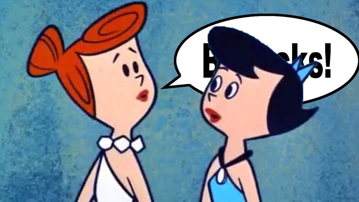 Did Wilma really swear in an early episode of The Flintstones?