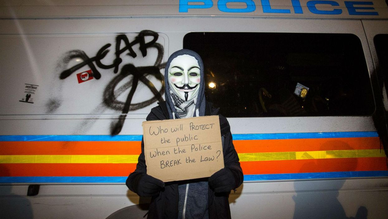 'Anonymous' supporters everywhere are taking part in the anti-establishment Million Mask March