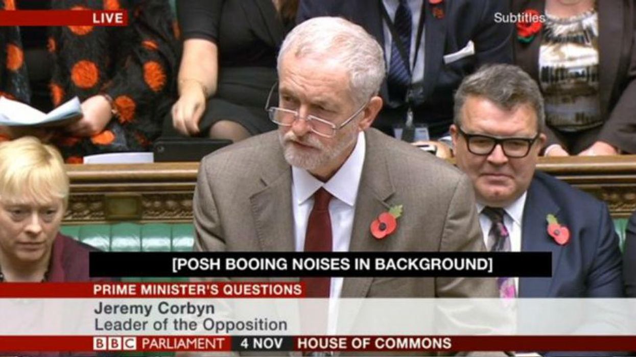 BBC reassures people that subtitles claiming 'posh booing noises' at PMQs were fake