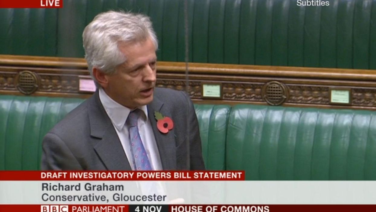 Tory MP Richard Graham accused of quoting Joseph Goebbels in defence of new surveillance bill