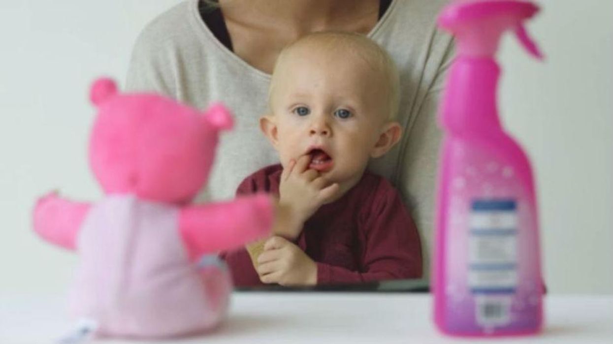 The choice these toddlers make between bleach or toys will scare all parents