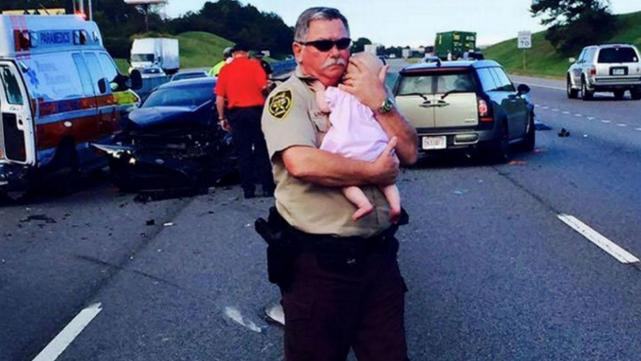 Why the internet has fallen in love with this police officer