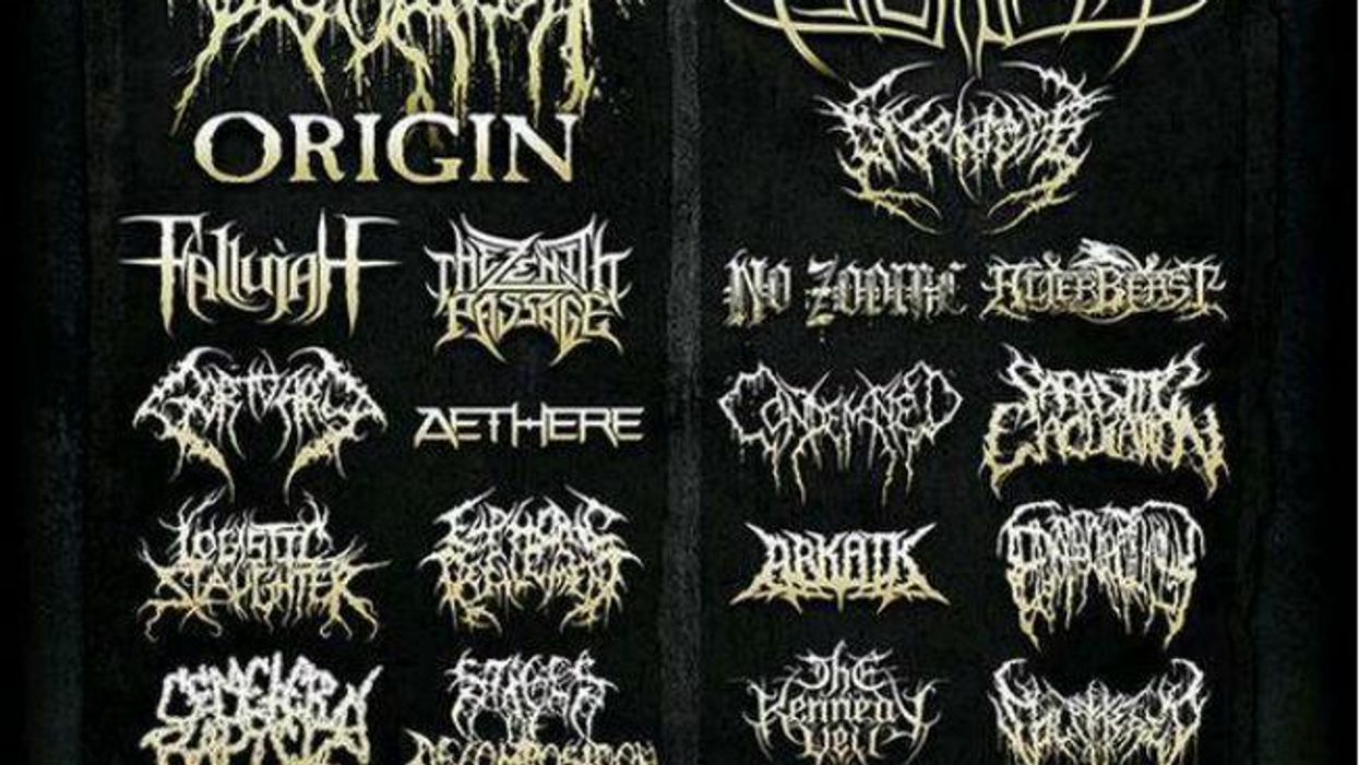 Why everyone loves this death metal festival poster