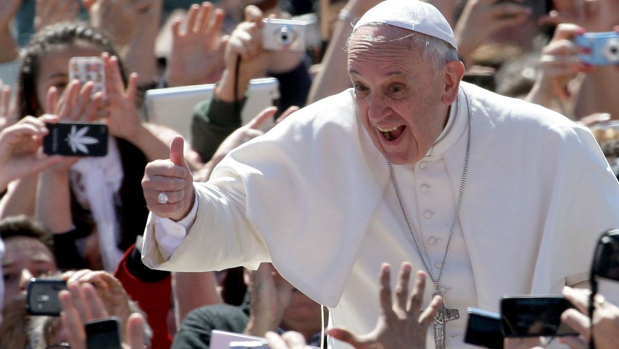 Pope Francis is dropping a prog rock album. Yes, really