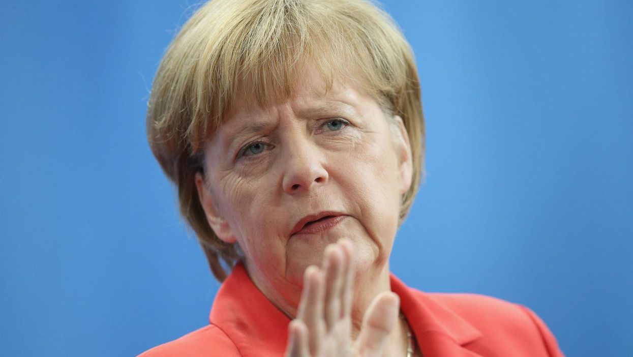 Germany's Angela Merkel has a powerful message for anyone criticising her refugee policy