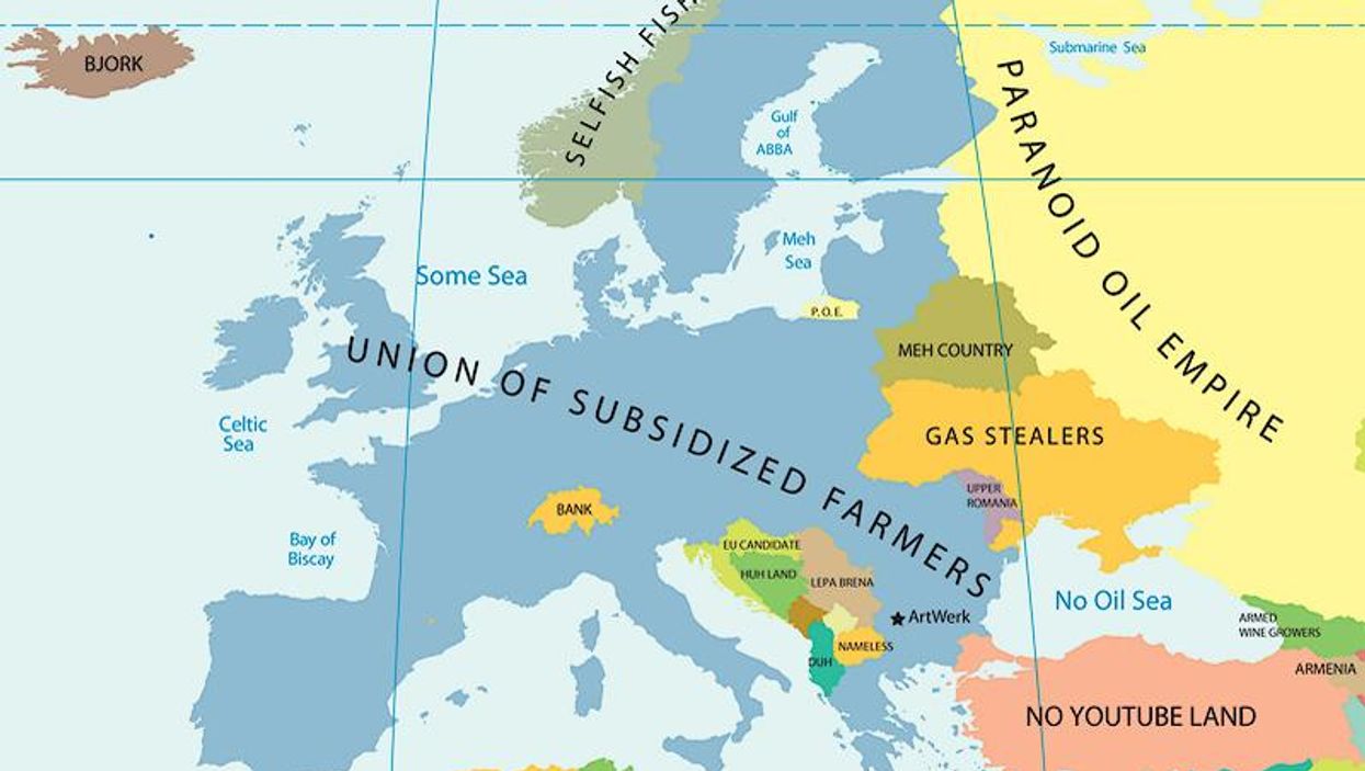 Here are the funniest 'global stereotype' maps | indy100 | indy100