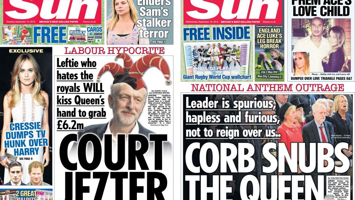 The Sun seems very confused about the best way to attack Jeremy Corbyn