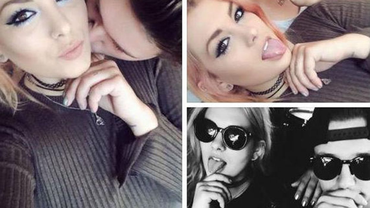 This woman's selfies with her boyfriend were hilariously recreated by her parents