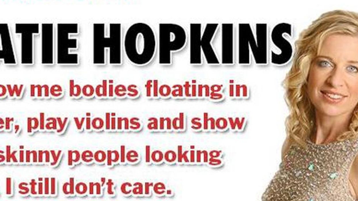 Someone set up a petition to swap Katie Hopkins with 50,000 Syrian refugees