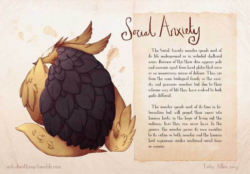 This artist illustrated mental disorders as monsters | indy100 | indy100