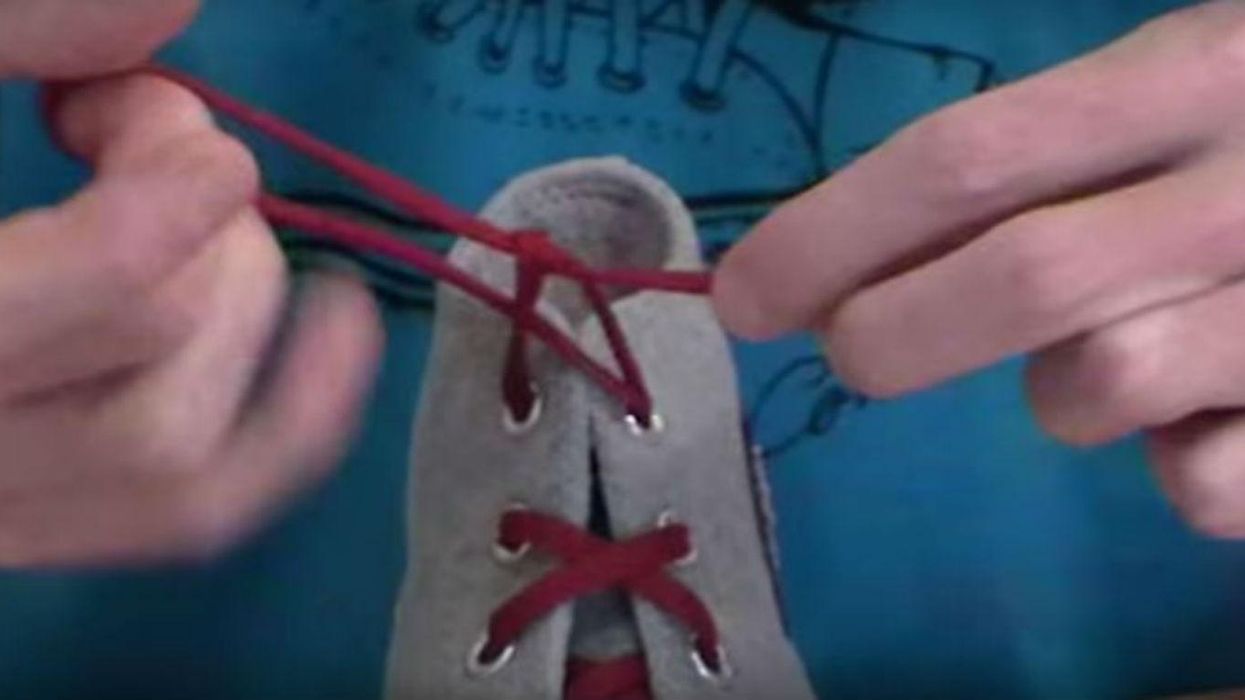 You've been tying your shoelaces wrong this whole time