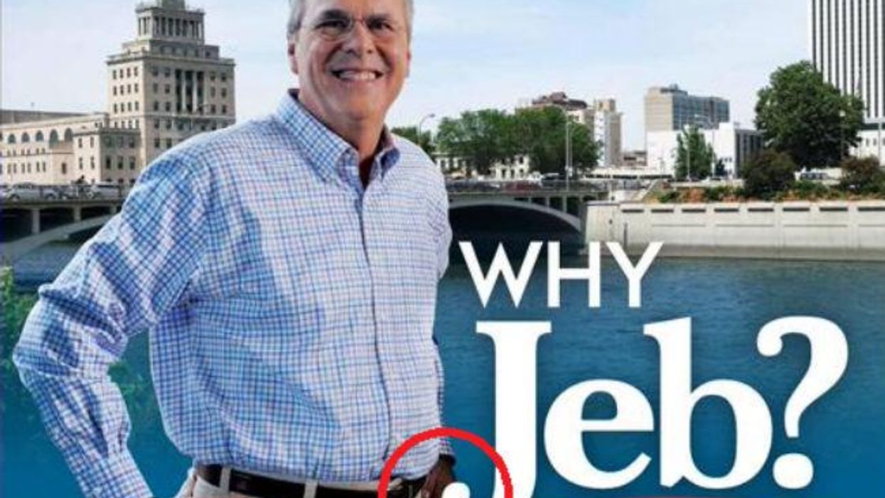 There's something wrong with this photo of Jeb Bush
