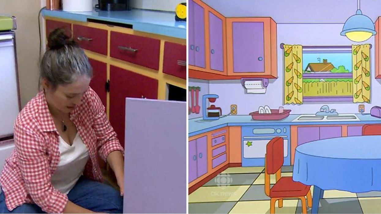 This couple refurbished their kitchen to make it look exactly like the Simpsons