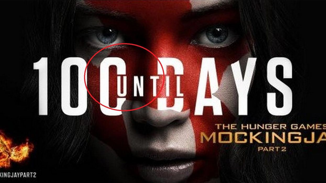 This Hunger Games poster is accidentally very NSFW