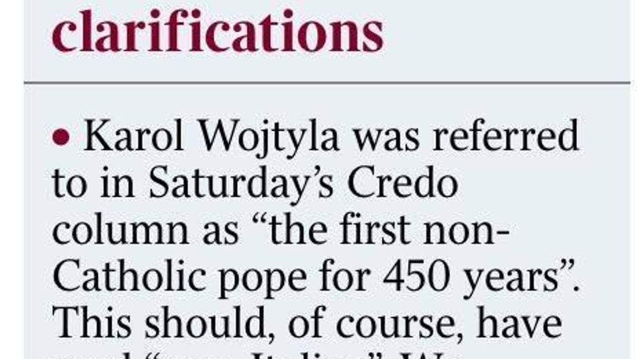 20 of the most spectacular newspaper corrections ever