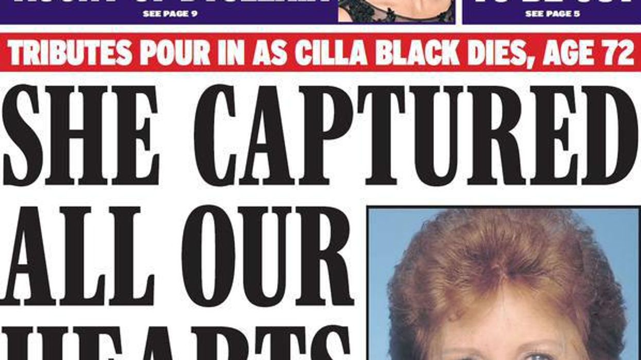 There's something wrong with this Daily Express front page
