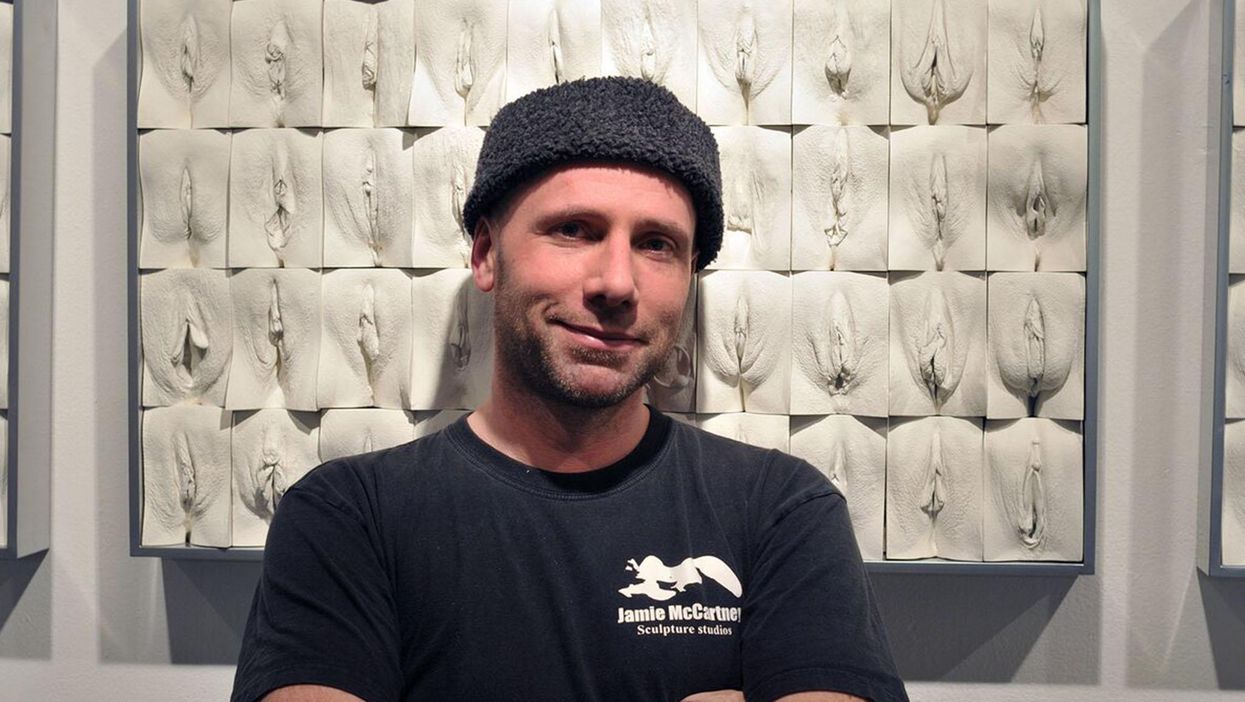 Why this man built a wall made of 400 vaginas