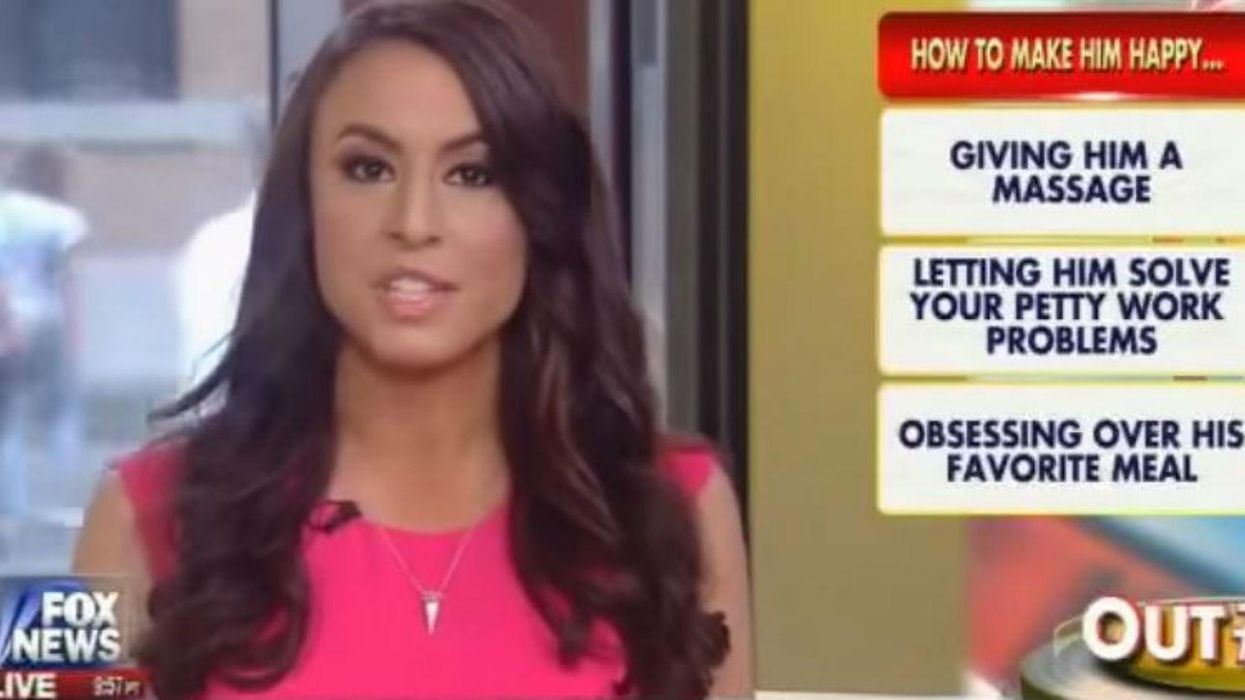 Fox News host: modern women should 'engage in a little horizontal hula then make him a sandwich'