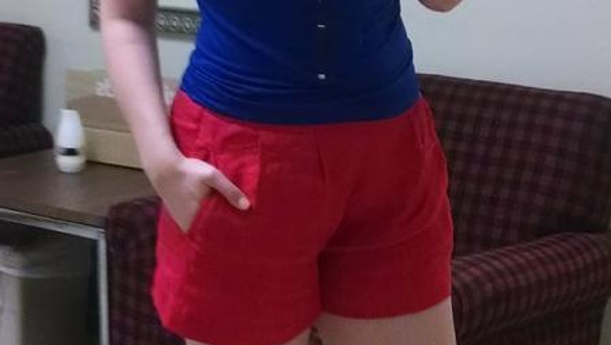 Teenager sent home for 'too revealing' shorts she bought from the shop she works in