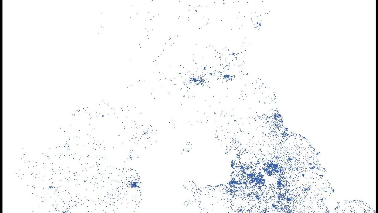 Presenting the pub map of Britain and Ireland