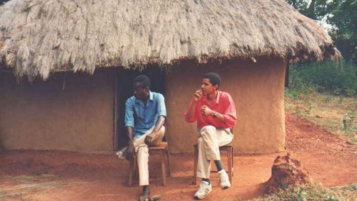 Rare photos from Barack Obama's first trip to Kenya