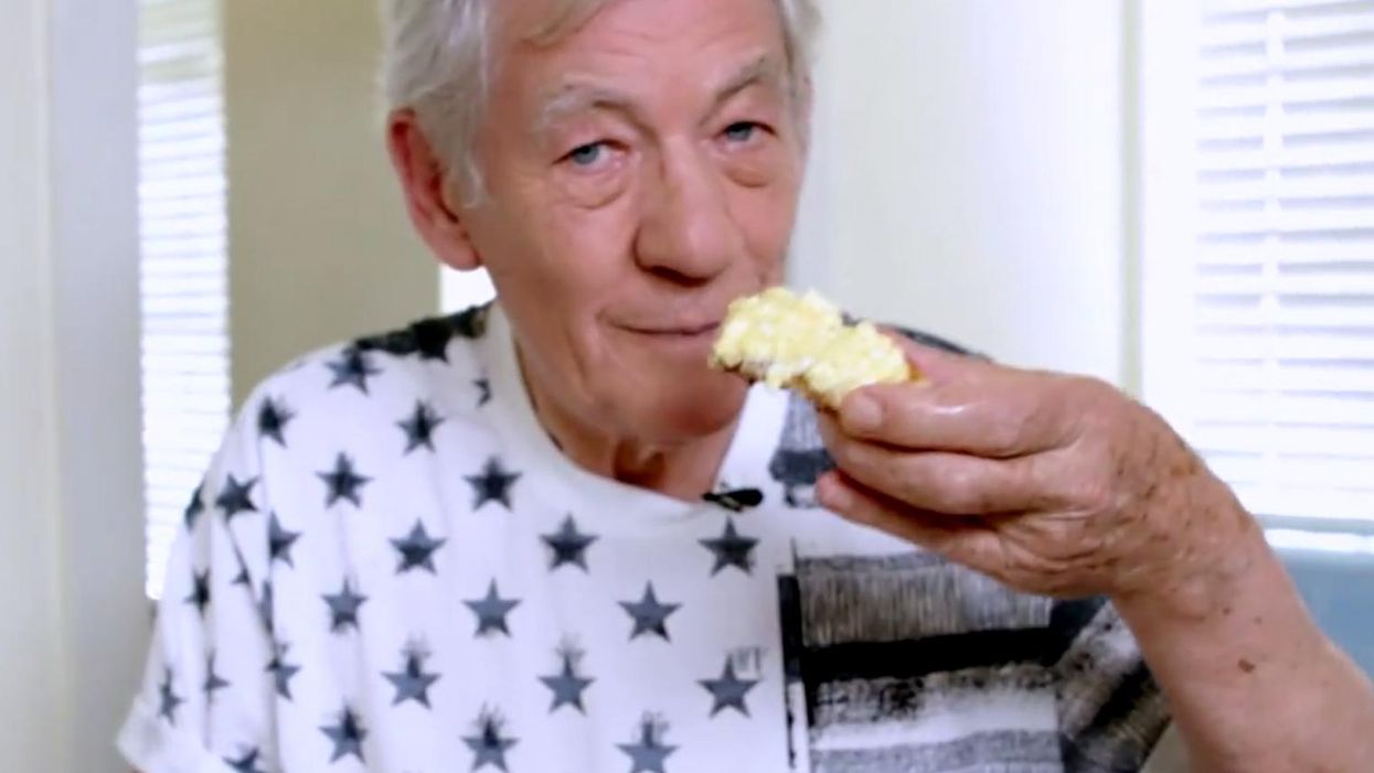 Sir Ian McKellen, scrambled eggs, and possibly the strangest instructional video we've ever seen