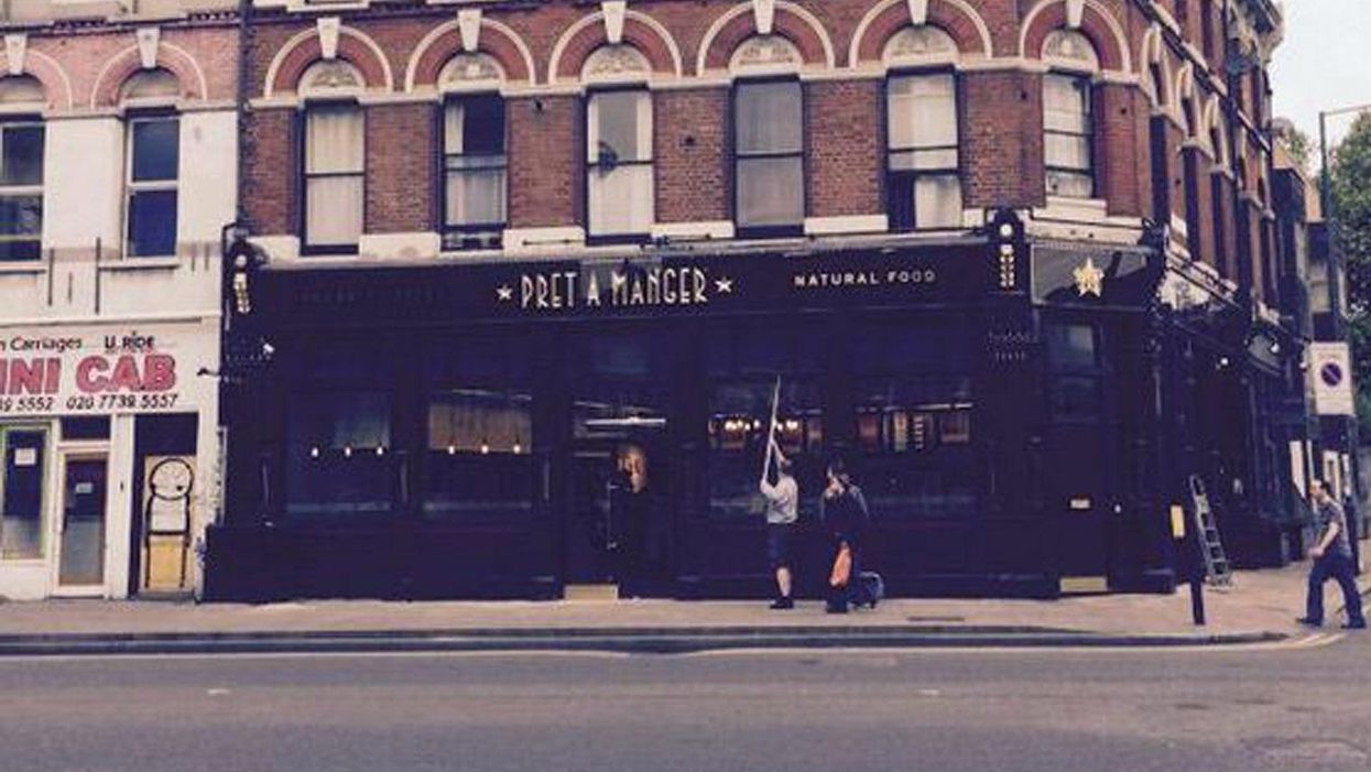 A Pret a Manger has opened in East London and hipsters are losing it