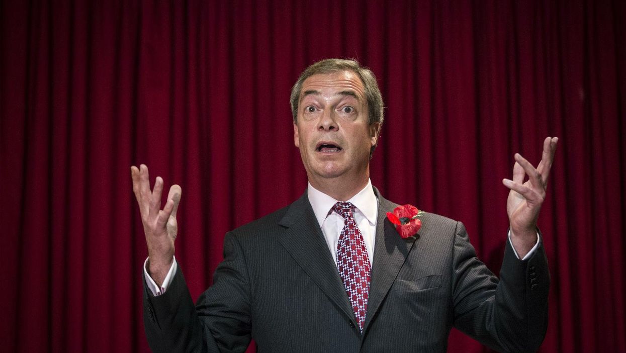 You won't believe which UK politician has backed Donald Trump oh OK it's Nigel Farage