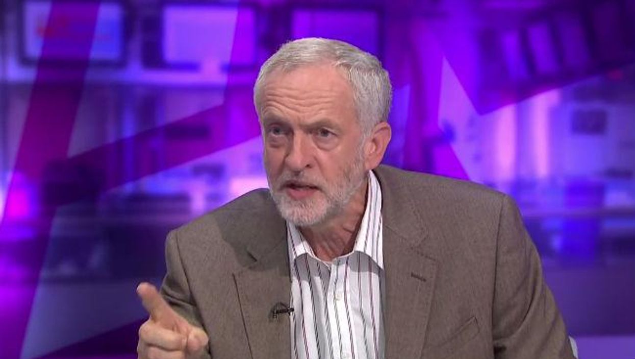 Don't ever interrupt Jeremy Corbyn when he's answering a question about the Middle East