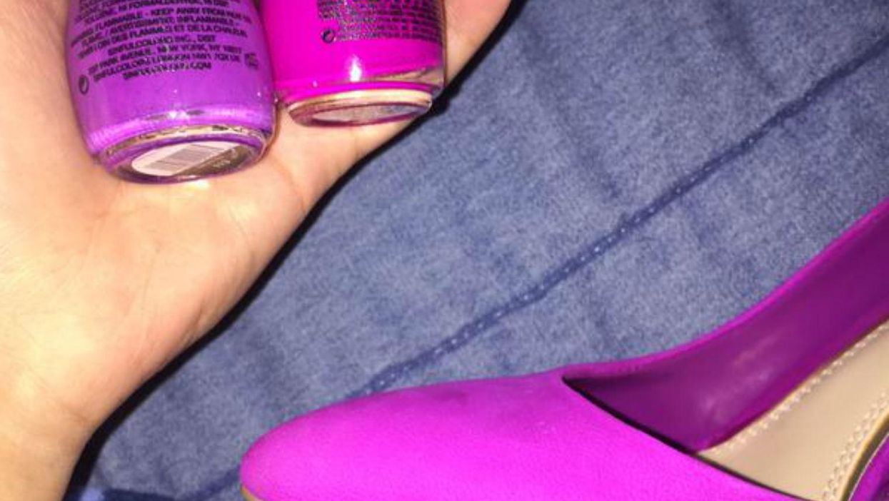 What colour is it?! We hate to break it to you but this shoe is the new 'the dress'