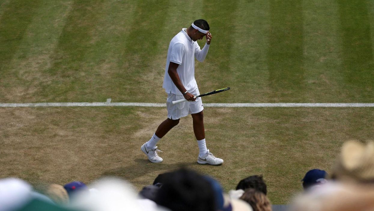 The moment Nick Kyrgios decided to completely give up at Wimbledon