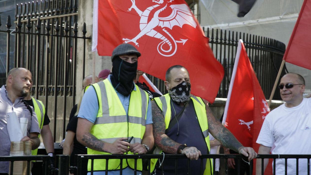 Neo-Nazis try to hold rally in London, about five people turn up
