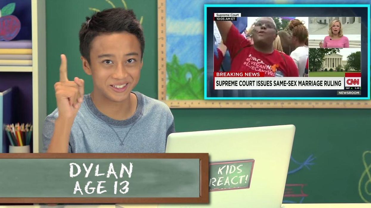 More kids asked their opinion on gay marriage, continue to nail it