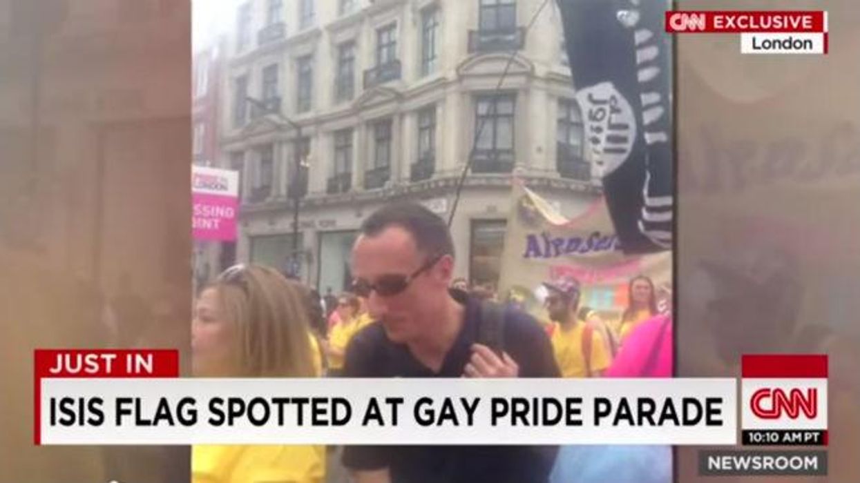No CNN, that is not an Isis flag at Pride. It's a dildo flag