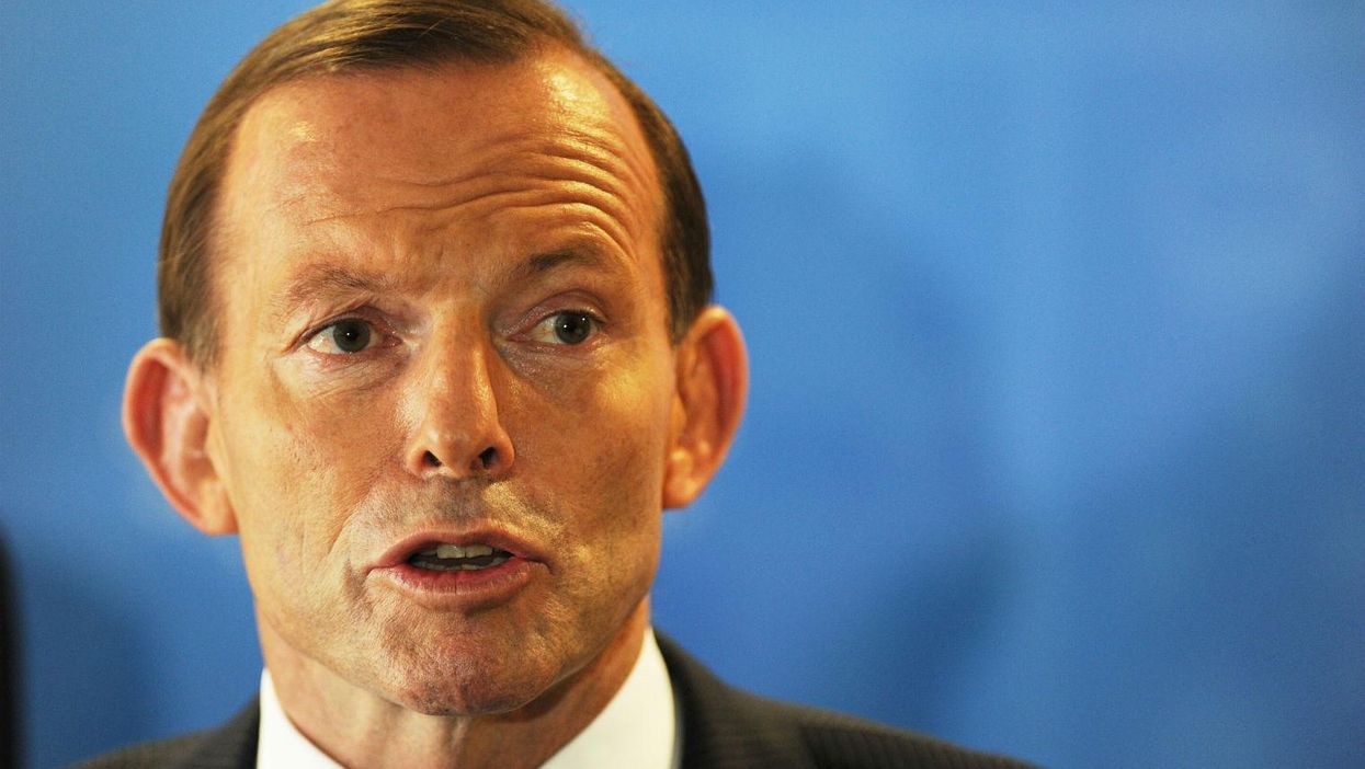 Tony Abbott just got busted for using a 2014 map from the Washington Post in a security briefing