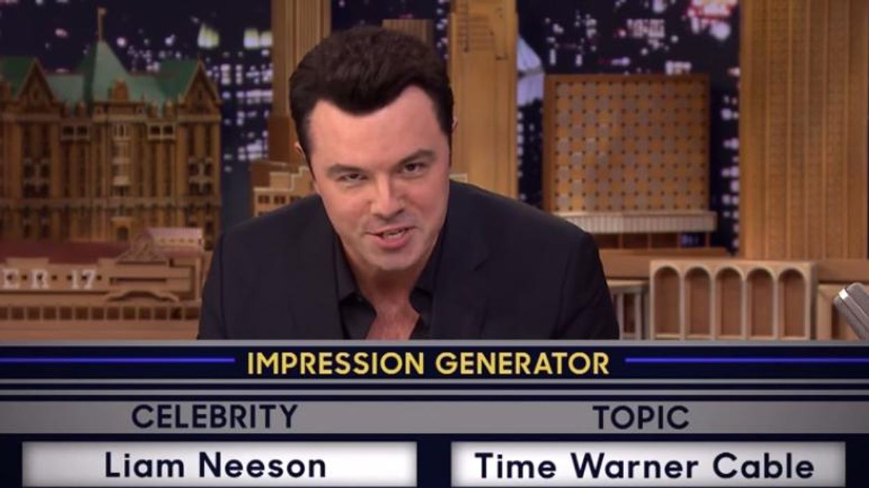 Seth MacFarlane can do an almost perfect impression of Liam Neeson