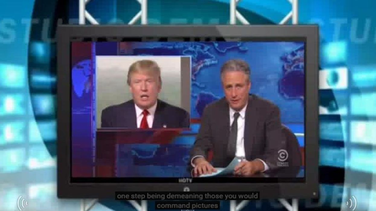 This might be the harshest thing Jon Stewart has ever said about Donald Trump