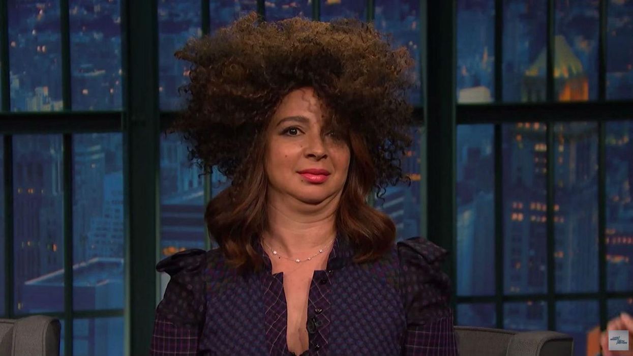 Maya Rudolph wears a huge wig, absolutely nails an impression of Rachel Dolezal