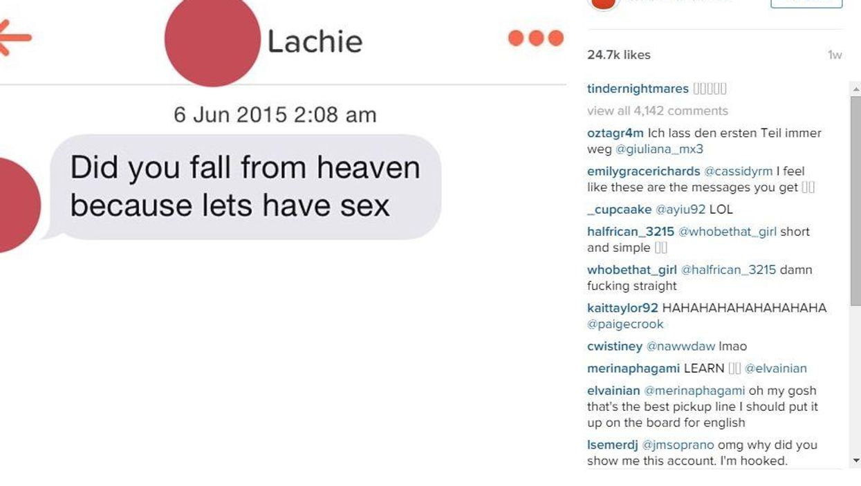 20 of the best worst messages ever sent on Tinder