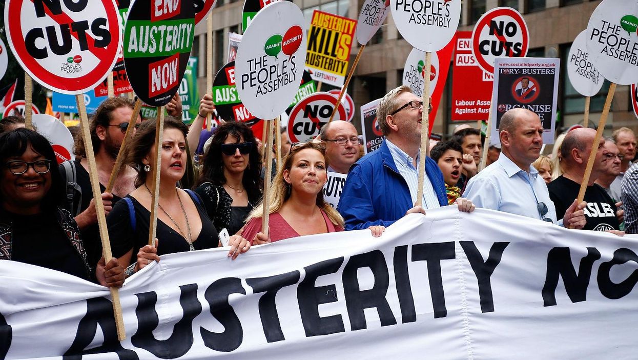 On Saturdays, we make Mean Girls-inspired austerity protest placards
