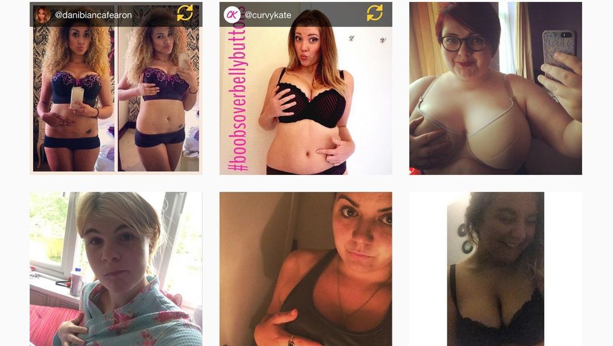 Finally, a hashtag campaign about women's bodies that's only mildly offensive