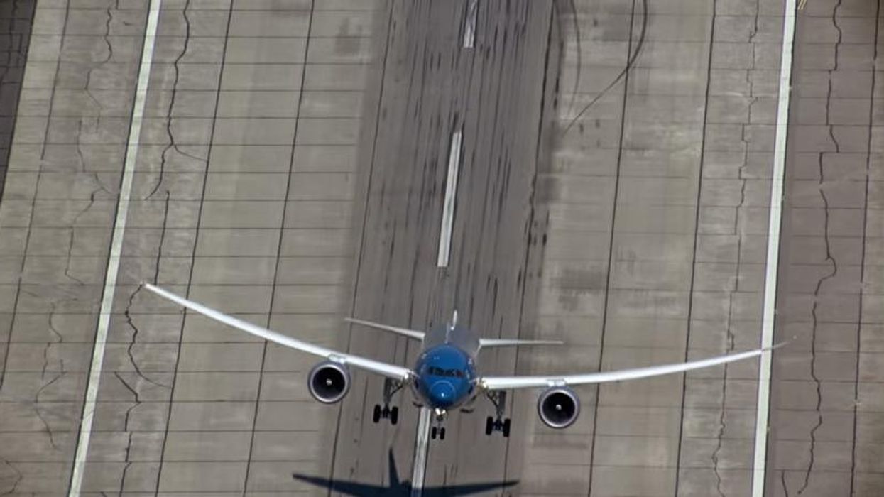 Don't watch this plane taking off vertically if you're about to go on holiday