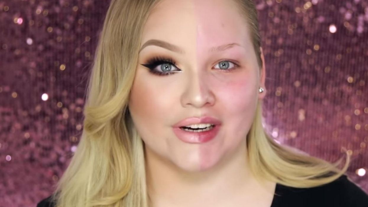 This woman only did half her makeup to prove a point