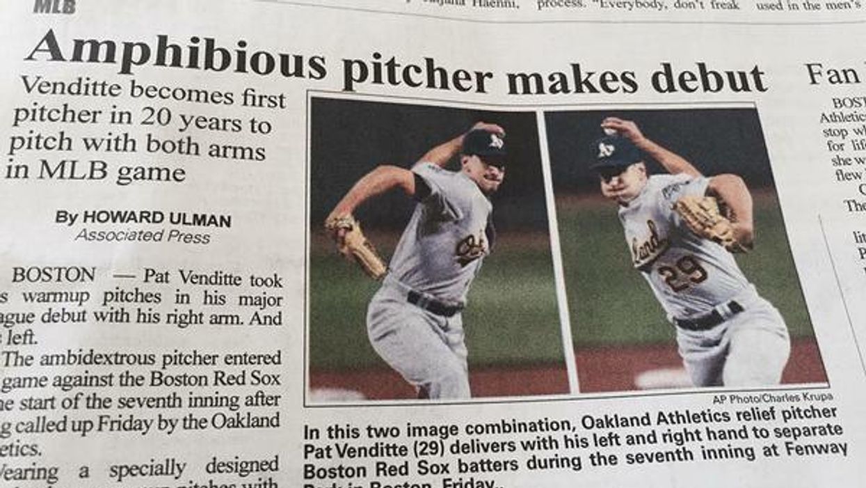 A truly spectacular newspaper malapropism