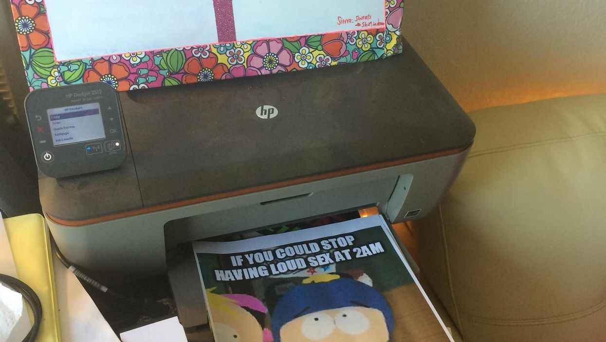 This woman let her neighbours borrow her printer. Big mistake