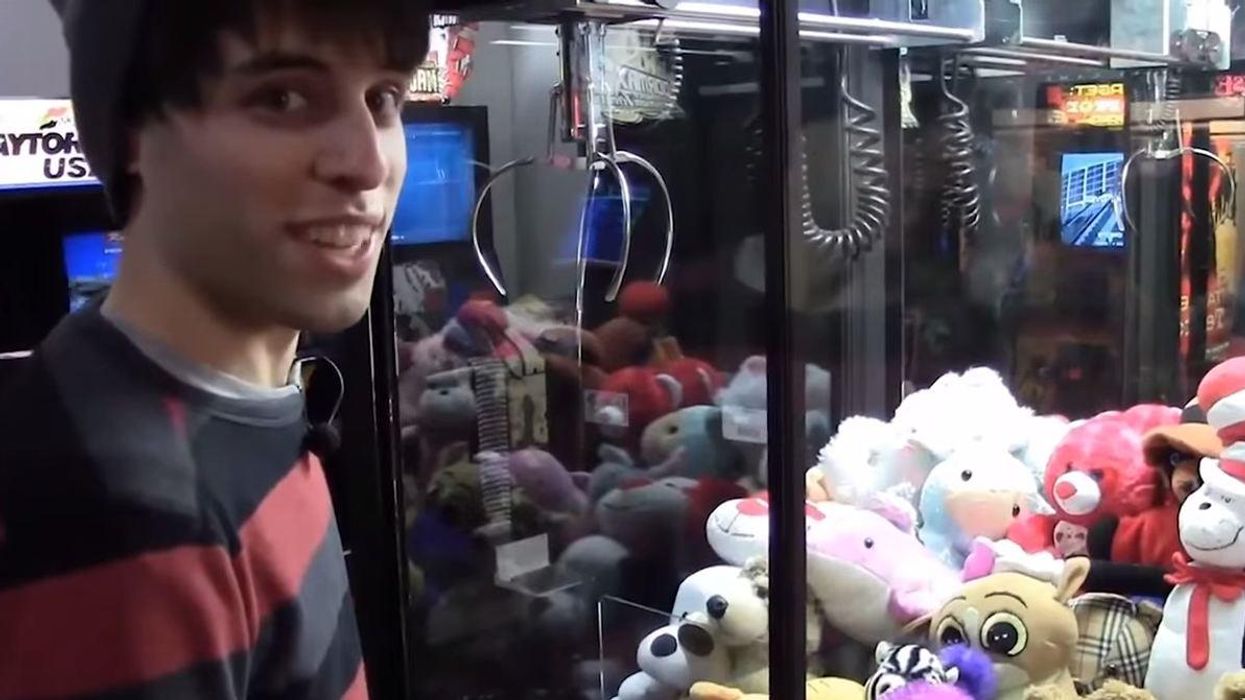Here's why you almost never, ever win at claw machines