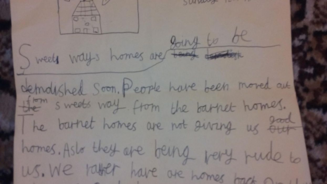 What it feels like to be evicted from your council house, as told through pictures drawn by the children affected