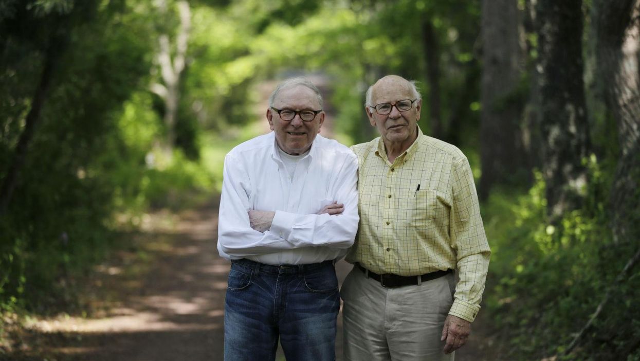 Gay couple who were once 'father and son' are finally allowed to marry