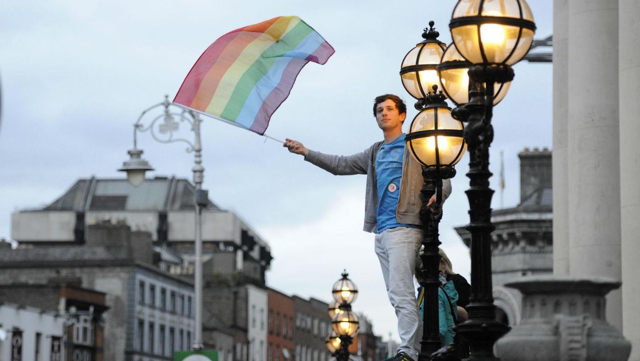 Rainbows appeared over Dublin as Ireland voted yes in same-sex marriage referendum