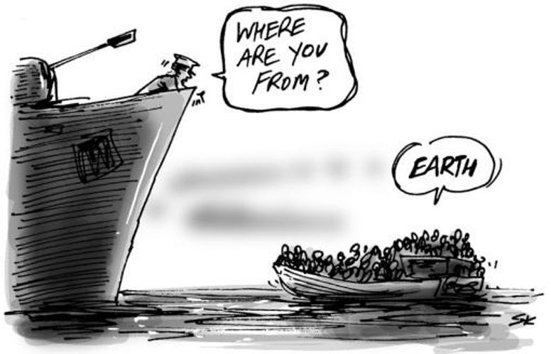 The cartoon that sums up the world's 'migrant crisis' | indy100 | indy100